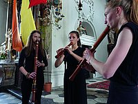 Theresa Weiß, Katharina Fuchs und Clara Gapp