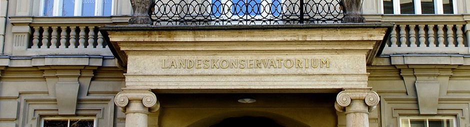 Vorderansicht Konservatorium